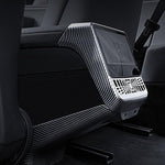 For Tesla New Model 3 / Y Car Rear Air Conditioning Vent Protection Frame, Matte Carbon Pattern, Glossy Carbon Pattern, Matte Black