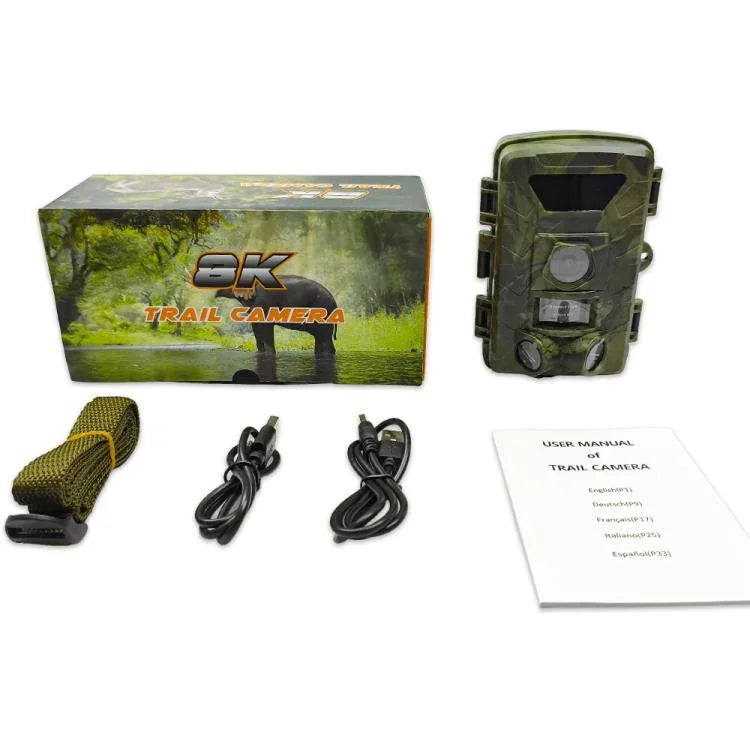 Ultra-clear 8K Video 60MP Photo Wifi Hunting Camera, PR803W