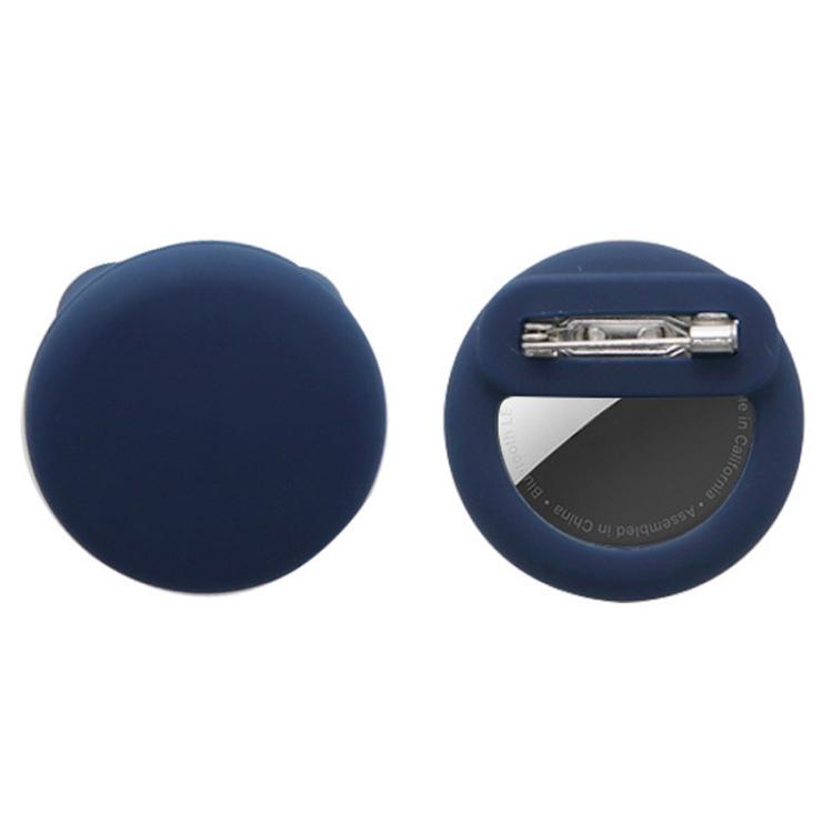 For AirTag 2nd Gen / AirTag 1st Gen Tracker Round Silicone Case With Safety Pins Hidden Inside Clothes Shoes