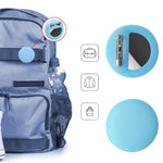 For AirTag 2nd Gen / AirTag 1st Gen Tracker Round Silicone Case With Safety Pins Hidden Inside Clothes Shoes
