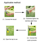 For Karcher Car Washer Gardening Accessories 4 / 5 Point Universal Faucet Adaptor