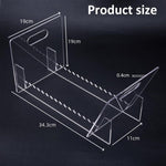 Removable Desktop Acrylic CD Vinyl Record Stand Album Book Display Stand