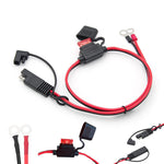 O-Terminal to SAE Power Cable With Fuse Battery Charger Extension Adapter Wire, 60cm