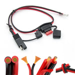 O-Terminal to SAE Power Cable With Fuse Battery Charger Extension Adapter Wire, 60cm