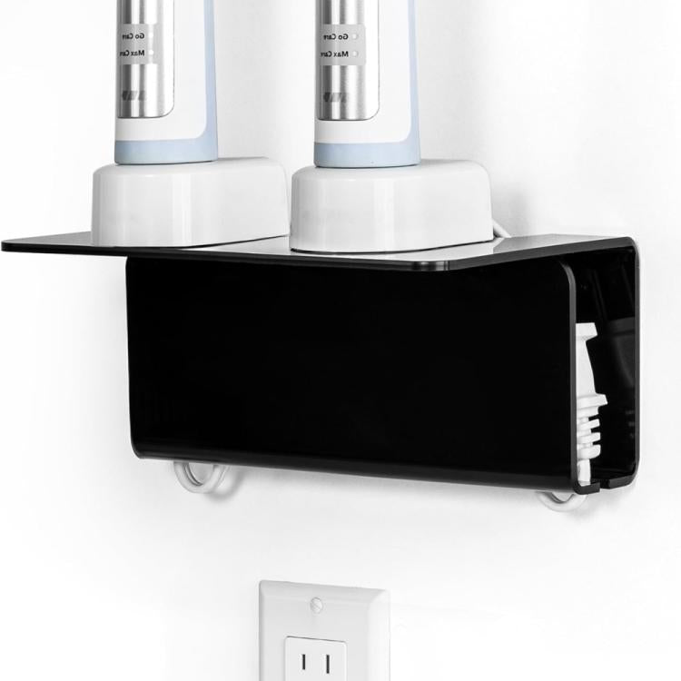 Acrylic Wall-mounted Bathroom Electric Toothbrush Holder