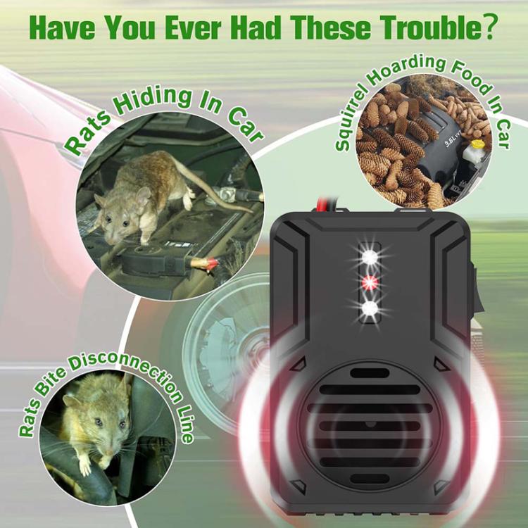Ultrasonic Car Mouse Repeller Vehicle Rat Repeller, Vehicle Rat Repeller