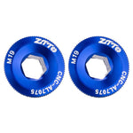 2pcs ZTTO Bicycle Aluminum Alloy Crank Cover Mountain Bike Crank Screws, M18 Black, M18 Red, M18 Blue, M19 Black, M19 Red, M19 Blue, M20 Black, M20 Red, M20 Blue