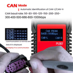 WOYO Handheld CAN/LIN/PWM Digital Communication Circuit Tester
