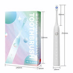 Rechargeable Sonic Electric Toothbrush for Adults with Custom Mode, Antibacterial Brush Heads, Smart Timer, Sterilization White, Sterilization Light Purple, Standard White, Standard Light Purple