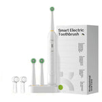 Rechargeable Electric Toothbrush for Adults 4200 RPM Rotating Brush IPX8 Waterproof Inductive Charging, Sterilized White, Sterilized Black, Regular White, Regular Black