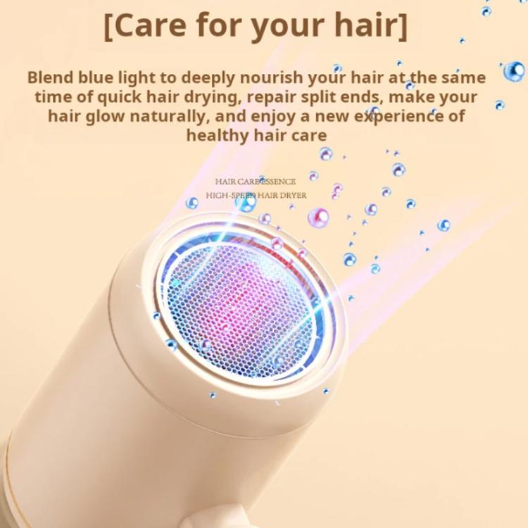 800-1200W High-Speed Hair Dryer with Blue Light Care Foldable & Portable for Travel, US Plug, EU Plug, UK Plug