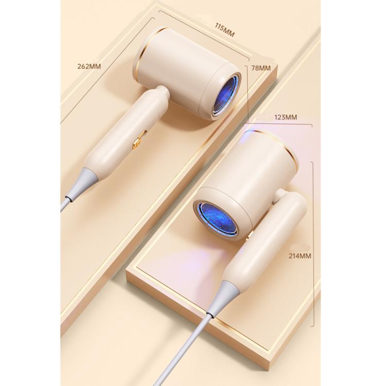800-1200W High-Speed Hair Dryer with Blue Light Care Foldable & Portable for Travel, US Plug, EU Plug, UK Plug