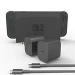 For Nintendo Switch 2 Fast Charger 60W Power Adapter Wall Plug With USB-C Cable, US Plug