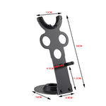 For Dyson Supersonic Hair Dryer Desktop Holder Metal Stand with Cable Organizer, Detachable Black