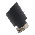 Car Inclined Stainless Steel Muffler Exhaust Pipe, 76x101mm Black, 76x101mm Silver, 76x114mm Black, 76x114mm Silver