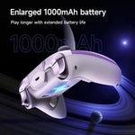 EasySMX D10 Wireless Gaming Controller with Dual-Mode Triggers & TMR Hall Effect Joysticks Charging Dock for PC/Switch/Phone/Steam