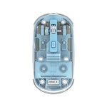 IMICE T400 4 Keys 1600DPI Dual-Mode Mouse Transparent Bluetooth Charging Wireless Silent Mice