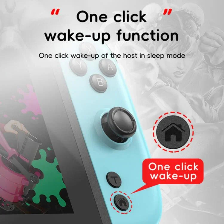 For Nintendo Switch JOY-05 Split Controllers TMR Hall Effect Joysticks, 6-Axis Motion & RGB Lighting