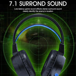 Glowing Headphones Computer Esports Wired Gaming Headset With Microphone, iMICE HD-490 Colorful Light 3.5mm, iMICE HD-490 RGB Light 7.1mm