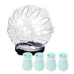 Cat Space Hood Anti-Bite Mouth Cover + Second-Generation Foot Cover, Small Light Green, Small Pink, Small Light Blue, Large Light Green, Large Pink, Large Light Blue