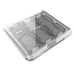 ipega Crystal Game Card Case For Nintendo Switch 2/Switch with 12 Game Card Slots Secure Locking Design, PG-SW2107