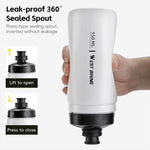 WEST BIKING 720ml Bike Water Bottle for Cycling Leak-Proof Squeeze Design Portable Sports Hydration Bottle, 720ml Yellow, 720ml White, 720ml White Wide, 720ml Yellow Wide