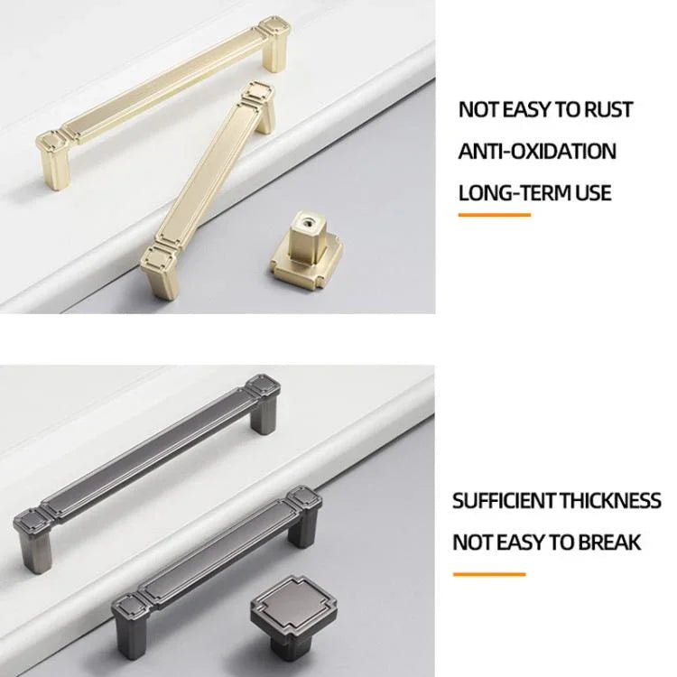 Vintage Cabinet Door Handle Zinc Alloy Handle For Drawers Wardrobes, Single Hole Coffee, 96mm Coffee, 128mm Coffee, Single Hole Grey, 96mm Grey, 128mm Grey, Single Hole Brushed Copper, 96mm Brushed Copper, 128mm Brushed Copper