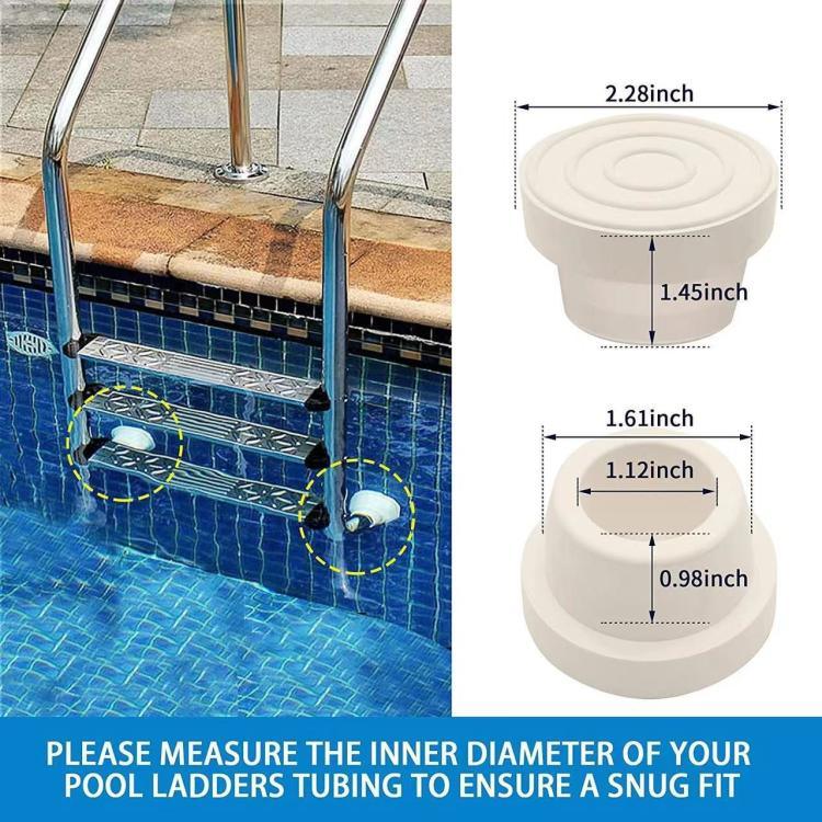 DDV Replacement Plug For 1.9-inch Pool Ladder, 1pc