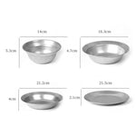 Outdoor Stainless Steel Dinner Plate Set Camping Portable BBQ Plate, With Storage Bag, AOTU AT6438-1 4pcs /Set, AOTU AT6438-1 8pcs /Set, AOTU AT6438-1 12pcs /Set, AOTU AT6438-1 16pcs /Set