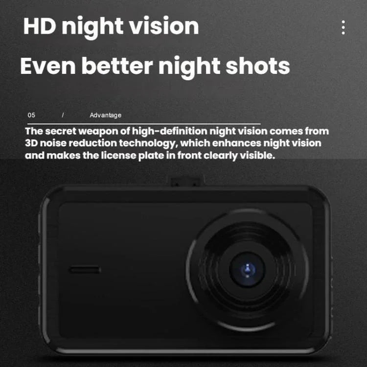 Suction Cup Bracket HD Night Vision Front And Rear Dual Recording WiFi Driving Recorder
