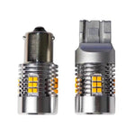 25W Automotive LED Anti-Flicker Decoded Turn Signal Light With Fan, 1156 150 Degree, 1156 180 Degree, T20 / 7440