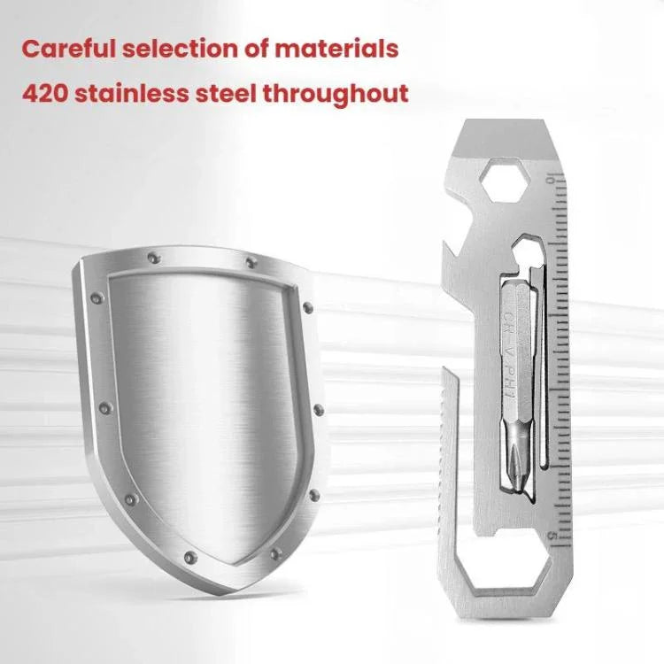 Multi-tool With Batch Wrench Stainless Steel Tool Card, 7 In 1