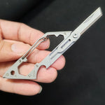 6 In 1 Cell Phone Card Removal Pin Keychain Tool Multi-functional Carrying Portable Wrench, 6 In 1