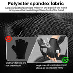 WEST BIKING Breathable Shock-absorbing Non-slip Half-finger Cycling Gloves, M, L, XL, XXL