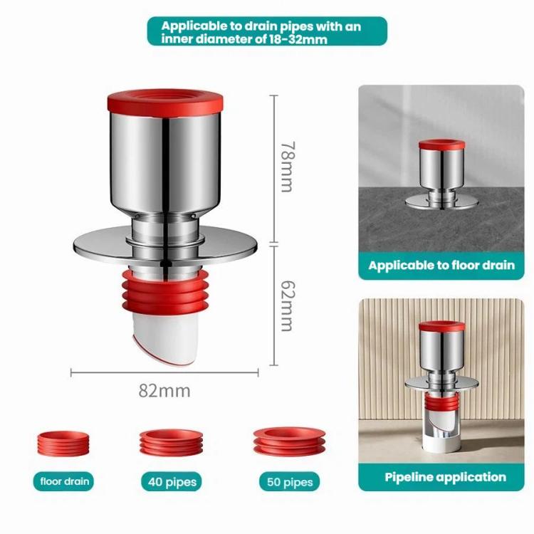Balcony Downspout Washer Drain Floor Drain Connector Sewer Separator Anti-Odor Floor Drain, Single Way, Positive 3 Ways, Oblique 3 Ways, Y-shape 3 Ways, 4 Ways Dual Large 1 Small, 4 Ways Dual Small 1 Large