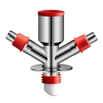 Balcony Downspout Washer Drain Floor Drain Connector Sewer Separator Anti-Odor Floor Drain, Single Way, Positive 3 Ways, Oblique 3 Ways, Y-shape 3 Ways, 4 Ways Dual Large 1 Small, 4 Ways Dual Small 1 Large