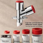 Balcony Downspout Washer Drain Floor Drain Connector Sewer Separator Anti-Odor Floor Drain, Single Way, Positive 3 Ways, Oblique 3 Ways, Y-shape 3 Ways, 4 Ways Dual Large 1 Small, 4 Ways Dual Small 1 Large