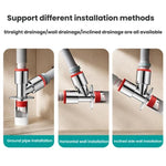 Balcony Downspout Washer Drain Floor Drain Connector Sewer Separator Anti-Odor Floor Drain, Single Way, Positive 3 Ways, Oblique 3 Ways, Y-shape 3 Ways, 4 Ways Dual Large 1 Small, 4 Ways Dual Small 1 Large
