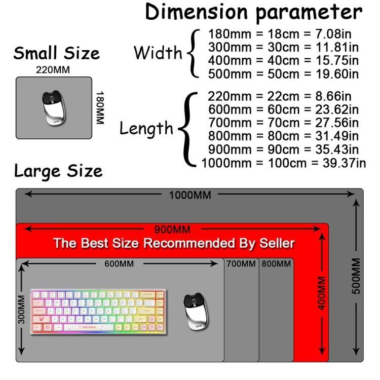 Abstract Line Texture Mouse Pad Non-Slip Desk Mat For Office, Gaming, 300x600x2mm, 300x700x2mm, 300x800x2mm, 400x900x2mm