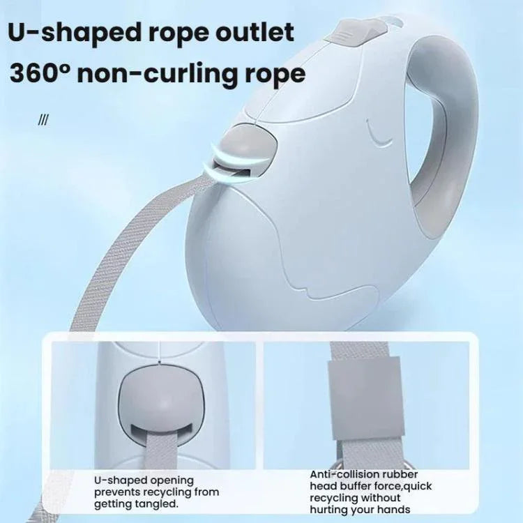 Retractable Dog Leash for Small & Medium Dogs No Tangle Walking Pet Lead, 3m, 5m