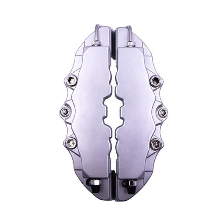 2pcs /Set Car High-Temperature Resistant Brake Caliper Cover Kit, S Red, M Red, L Red, S Blue, M Blue, L Blue, S Yellow, M Yellow, L Yellow, S Silver, M Silver, L Silver, S Black, M Black, L Black
