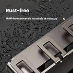 No-Drill 3-in-1 Bathroom Organizer Wall Mount Toothbrush & Hair Dryer Holder Integrated Shelf, 2Person-WithCup, 2Person-NoCup, 3Person-WithCup, 3Person-NoCup, 4Person-WithCup, 4Person-NoCup