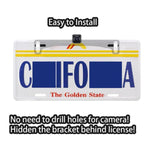 Universal US-standard License Plate Bracket Reversing Cameras Metal Bracket