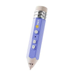 FUNJOY CH415-14 Rechargeable 3D Printing Pen With Indicator Light Kids Low Temperature 3D Stereo Pen, Pink+4 Rolls, Pink+14 Rolls, Blue+4 Rolls, Blue+14 Rolls, Purple+4 Rolls, Purple+14 Rolls
