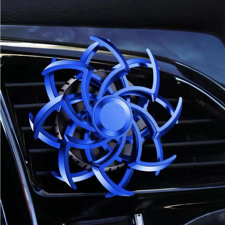 Car Air Vent Ornament With Fragrance Pads Rotating Snowflake Spider Automotive Decoration, Spider Red, Spider Sliver, Spider Blue, Spider Purple, Snowflake Red, Snowflake Sliver, Snowflake Blue, Snowflake Purple