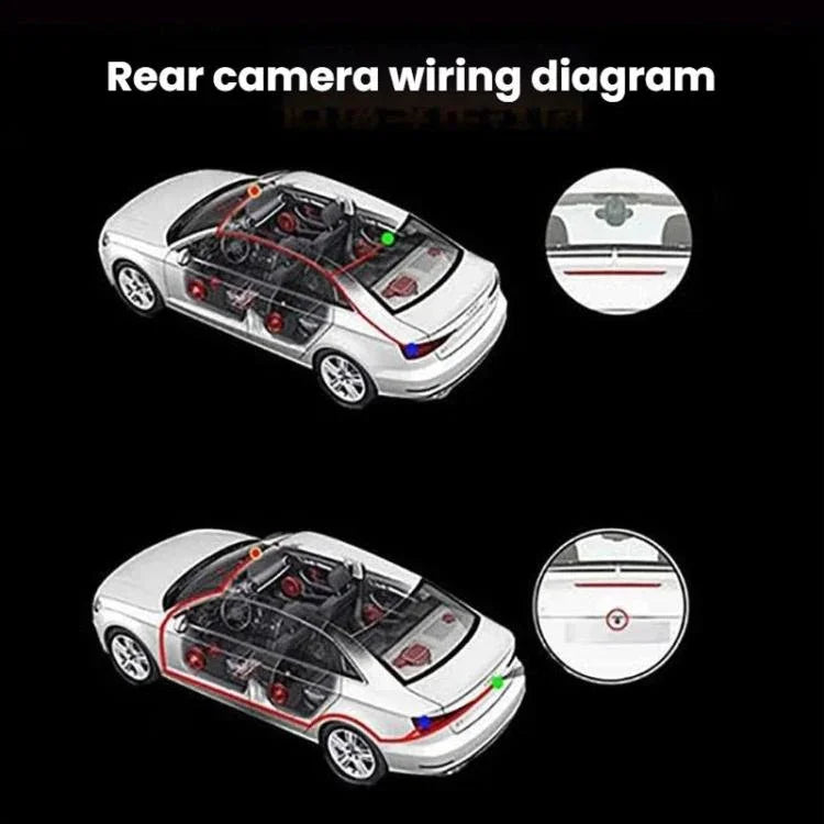 M68 1080P HD Night Vision Screenless Dash Camera 24-Hour Parking Monitoring Recorder, Front  + WIFI, Front + Rear  + WIFI