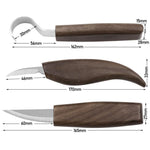 Wood Sharpening Scraper Wood Knife Woodworking Walnut Carving Knife Hand Carving Pattern Tool, 3pcs /Set Wood Knife
