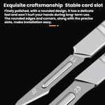 JunBei 11pcs /Set Fruit Carving Knife Set Cell Phone Repair Disassembly Auxiliary Blade Knife Handle, No.23, No.11