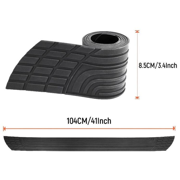 104cm Car Trunk Anti-Collision Protection Strip DIY Bumper Guard Sticker For Sedans, P126, P126-1