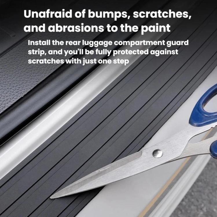 104cm Car Trunk Anti-Collision Protection Strip DIY Bumper Guard Sticker For Sedans, P126, P126-1